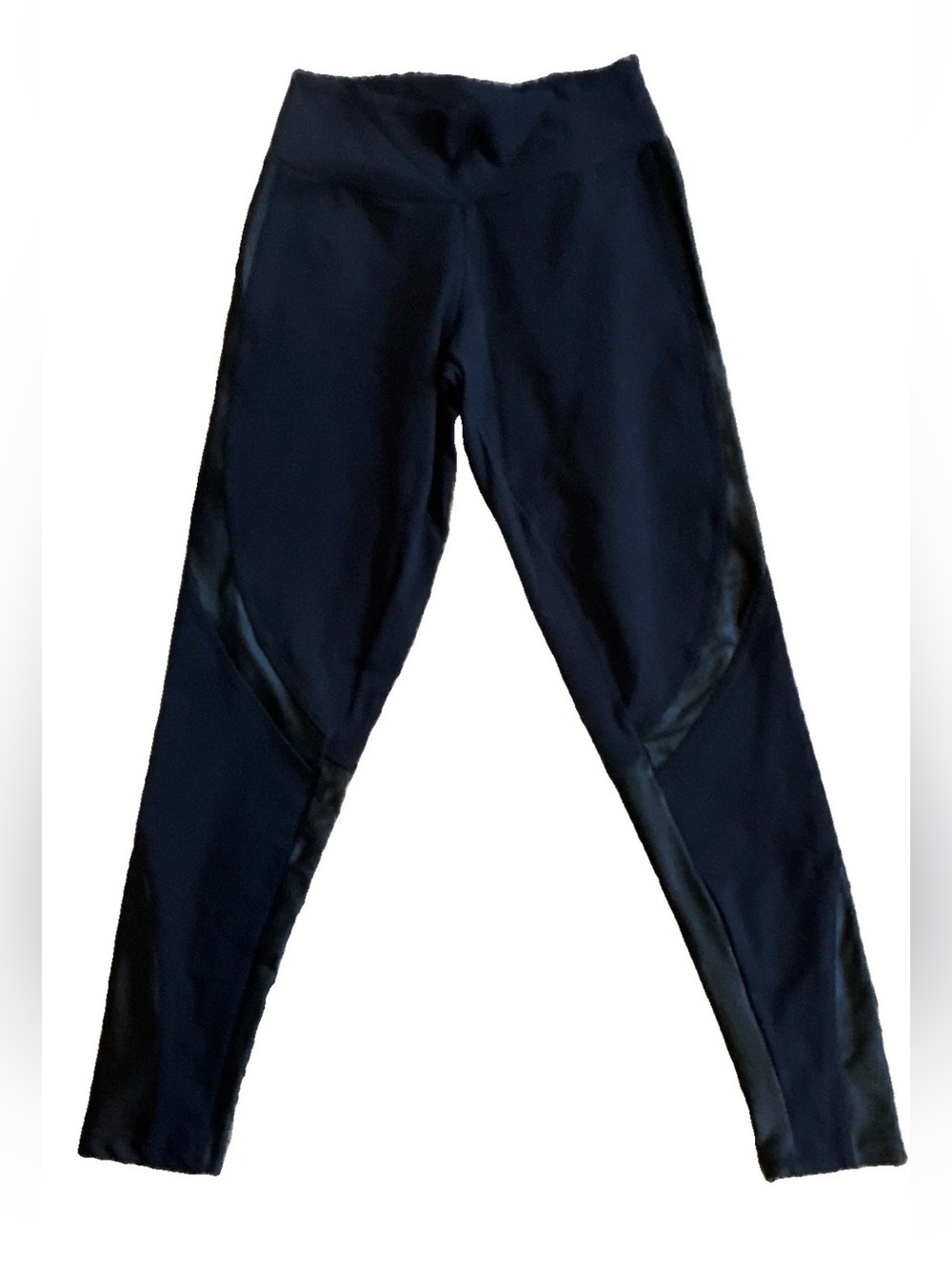 Bia Brazil High Rise Ankle Leggings Black Stretch Activewear Logo